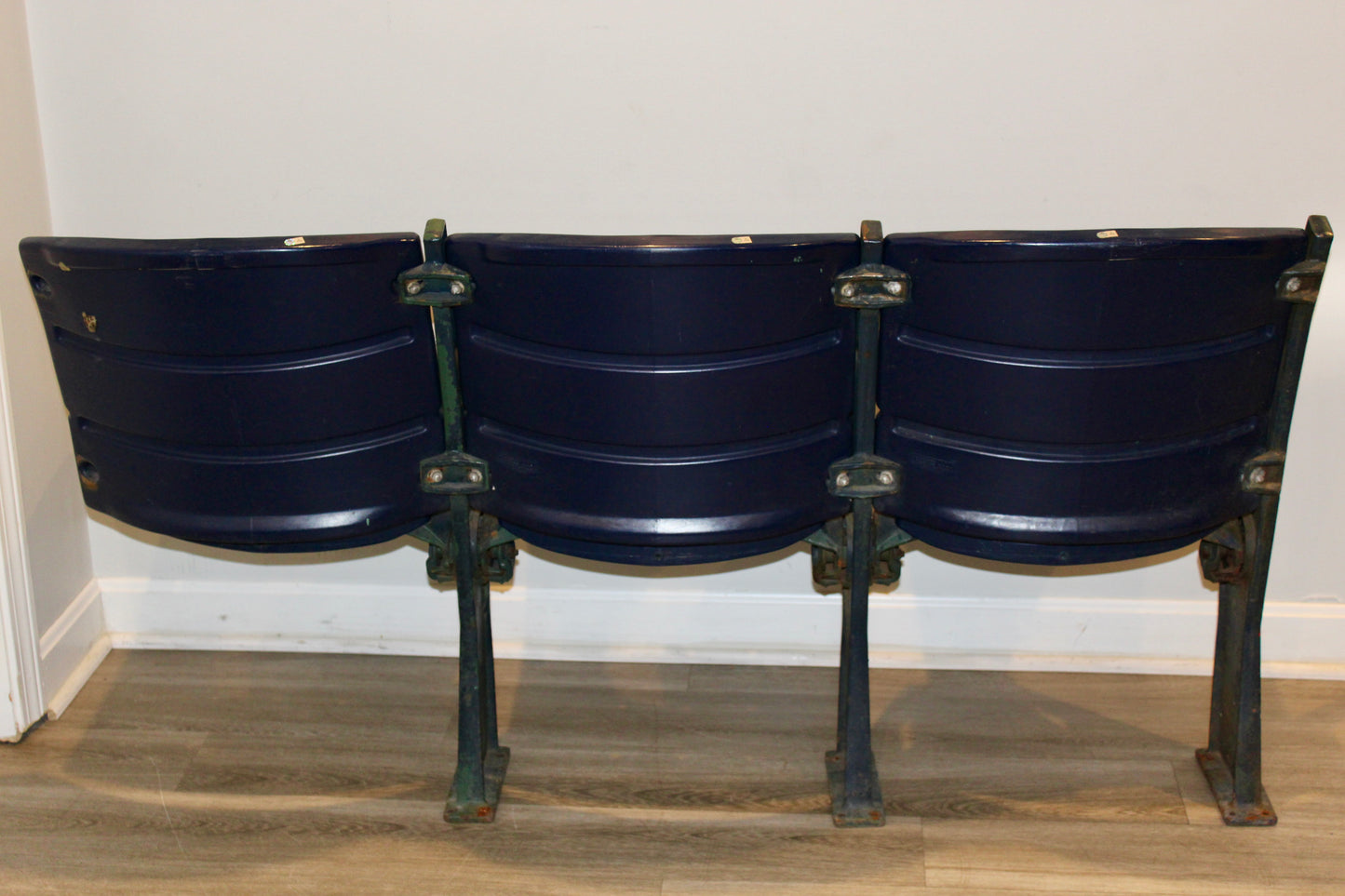 Set of Three 2013 World Series Game-Used Fenway Park Box Seats (55x22x30)