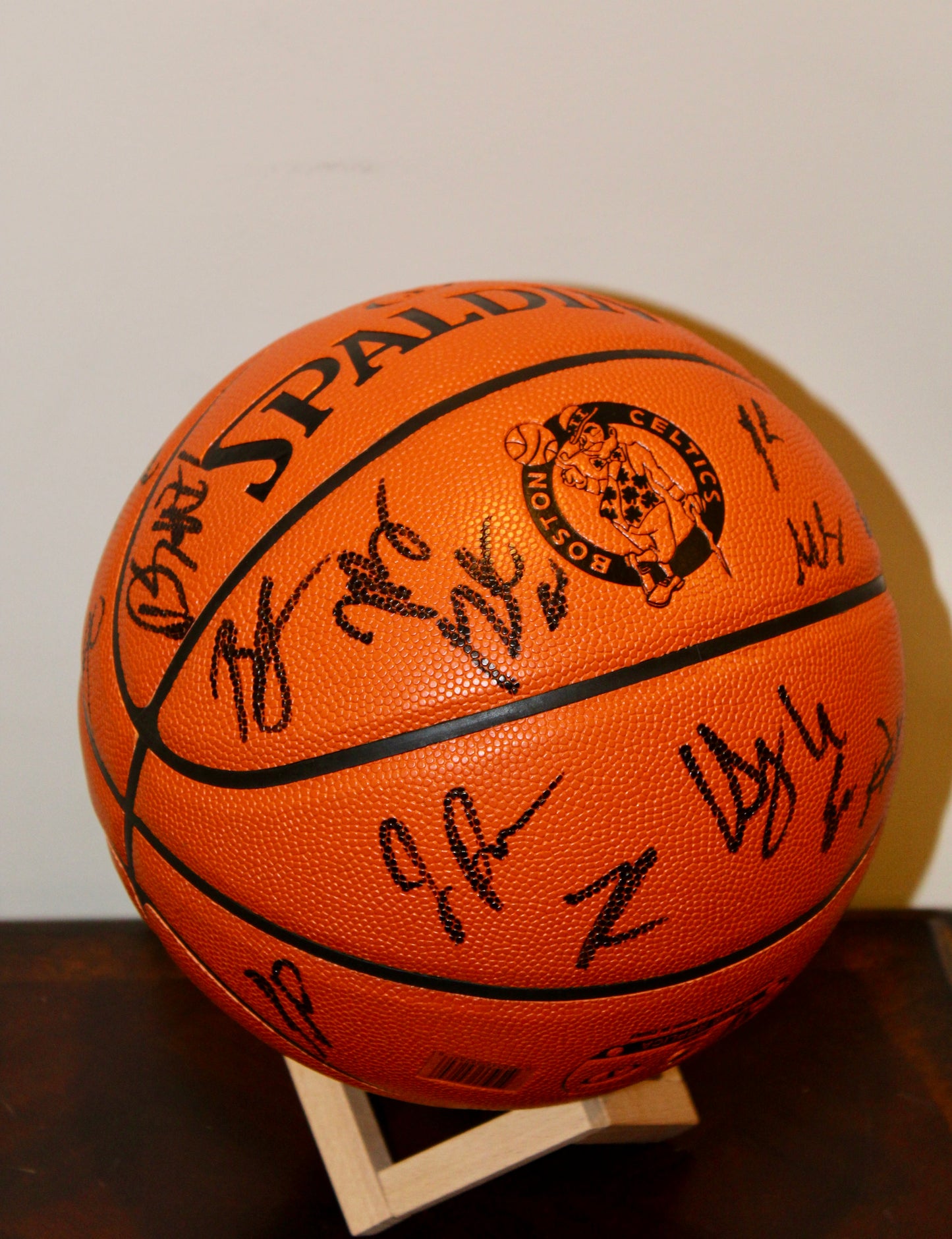 2022 Boston Celtics Team-Signed Basketball with Official Celtics Logo