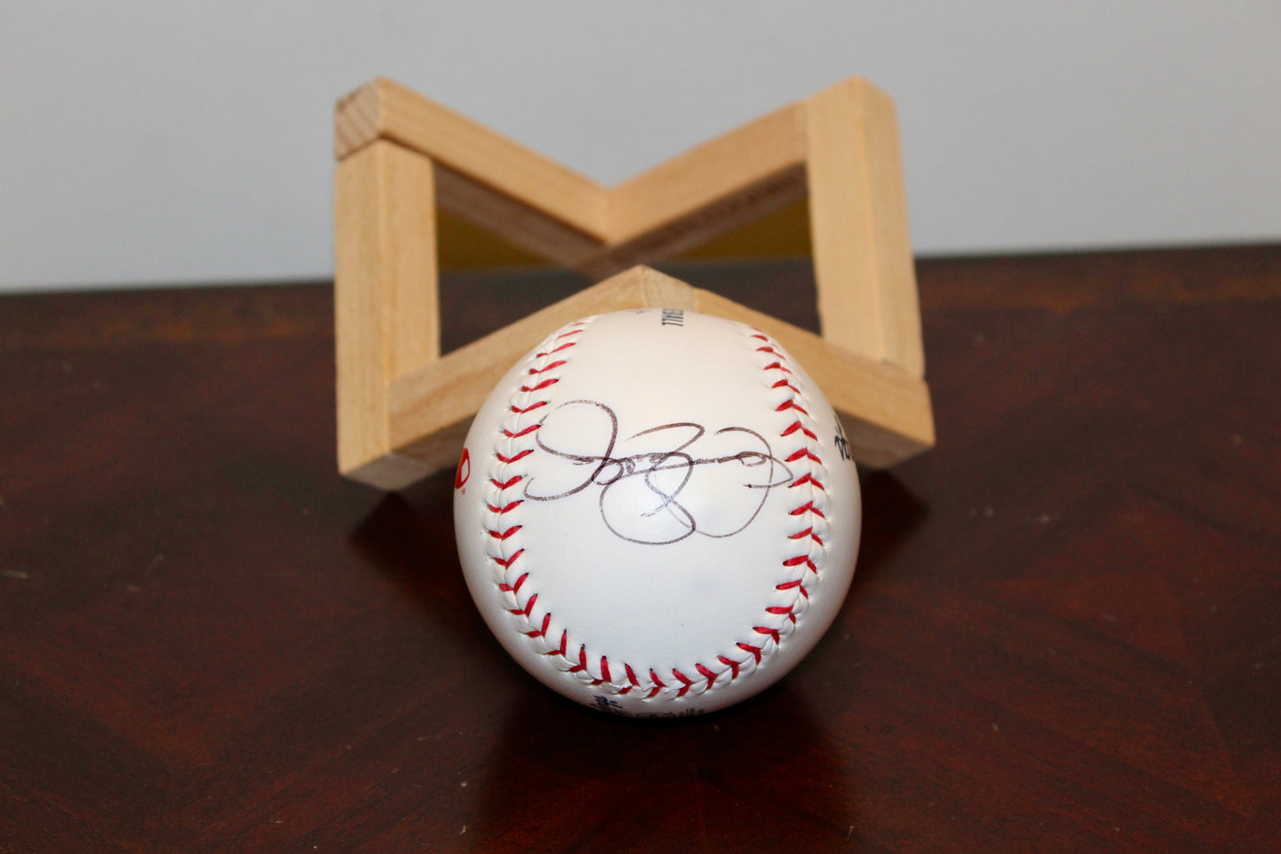 Hand-Signed Baseball by Hall of Famers Jim Rice and Dennis Eckersley