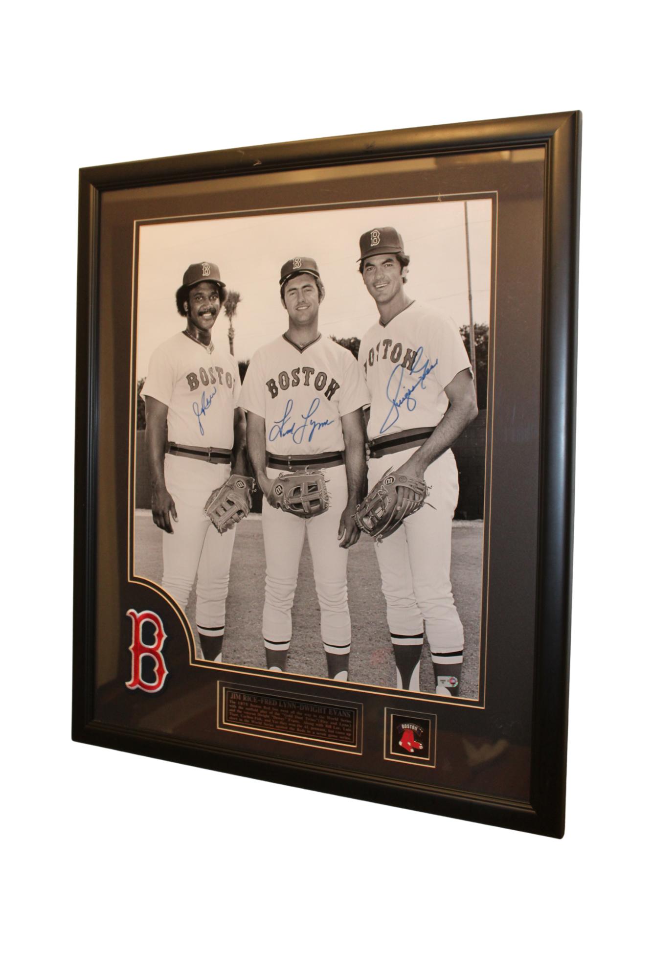 100% AUTHENTIC Red Sox Bundle Signed Pictures, Baseballs, and Baseball Bats