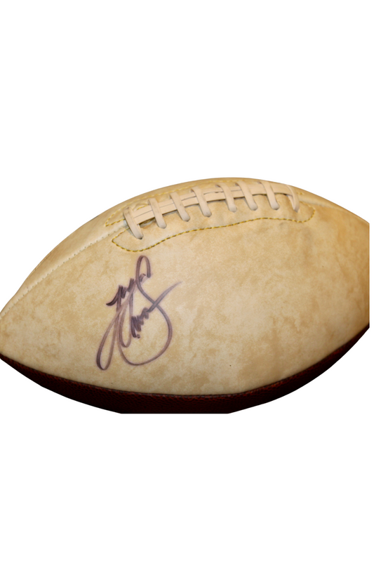 Lynn Swann Signed Steelers Emblem Football