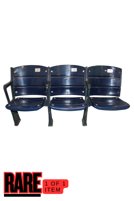 Set of Three 2013 World Series Game-Used Fenway Park Box Seats (55x22x30)