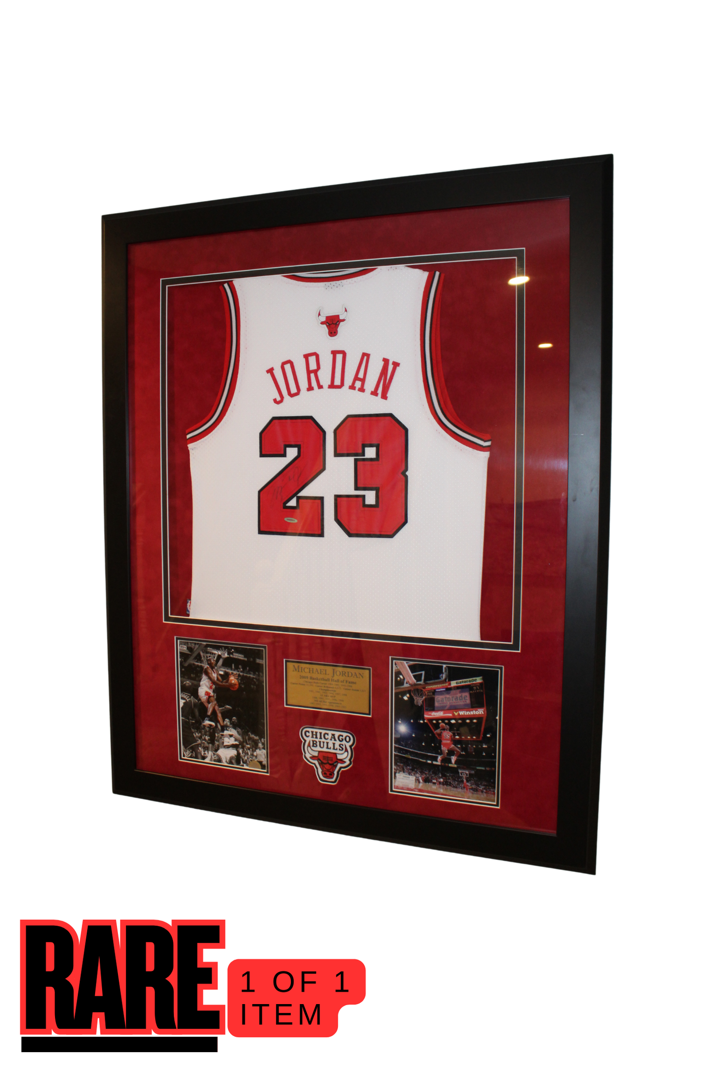 Michael Jordan Signed Jersey (2016 Flight School) 38x46